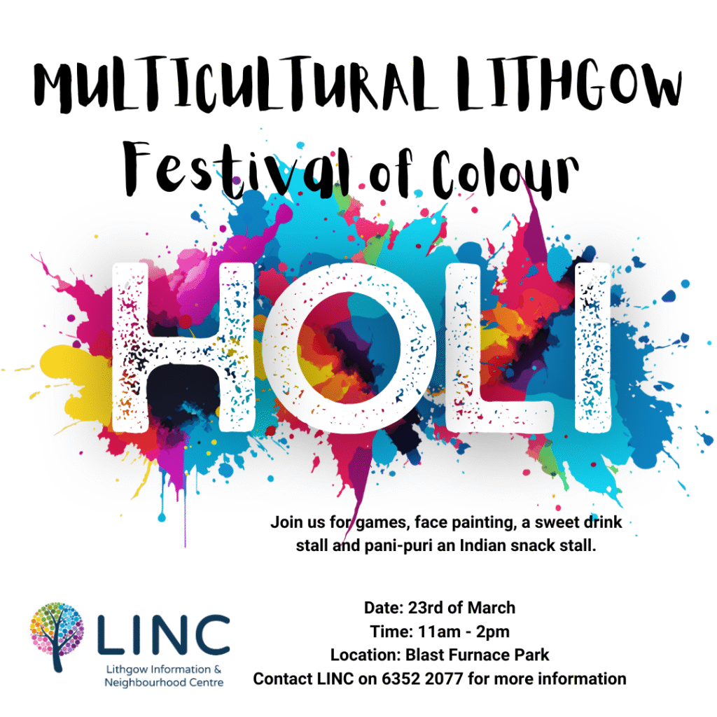 Colourful Minimalist Holi Festival Instagram Post