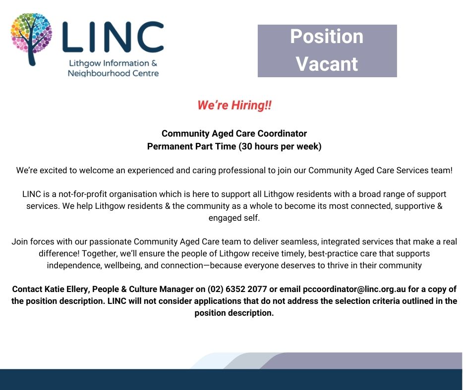 Community Aged Care Coordinator