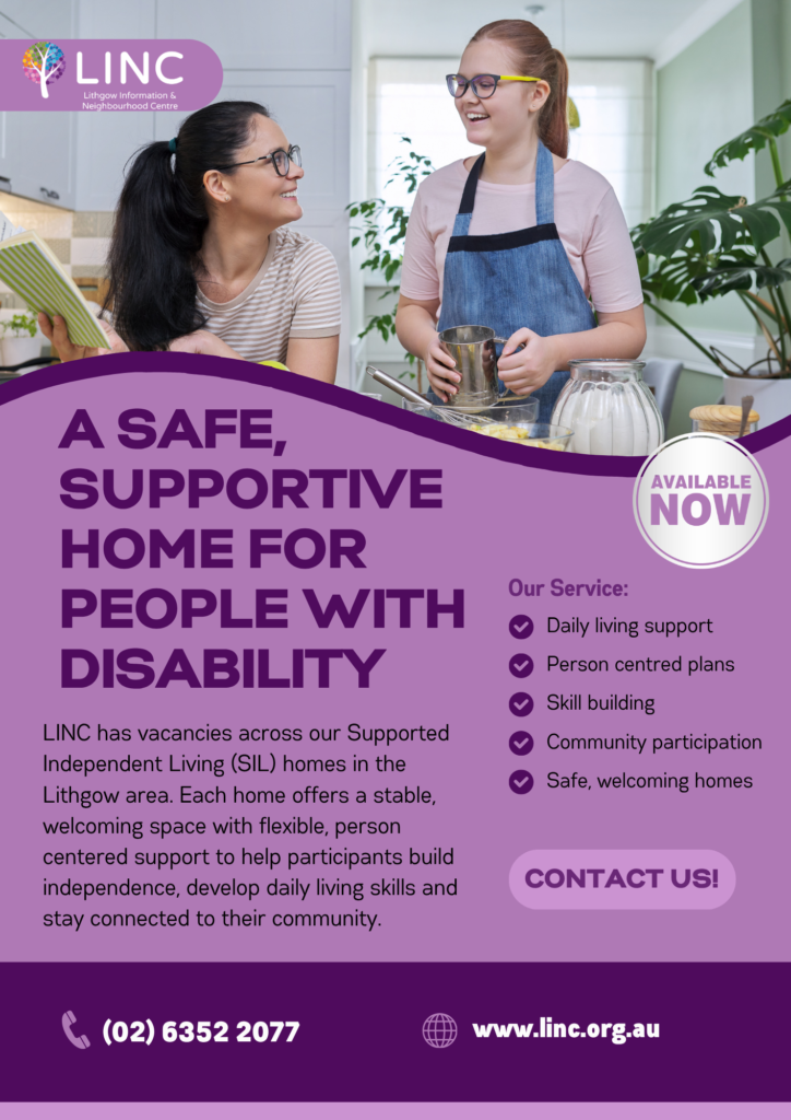 Disability Services 5 Supported Independent Living Flyer 1